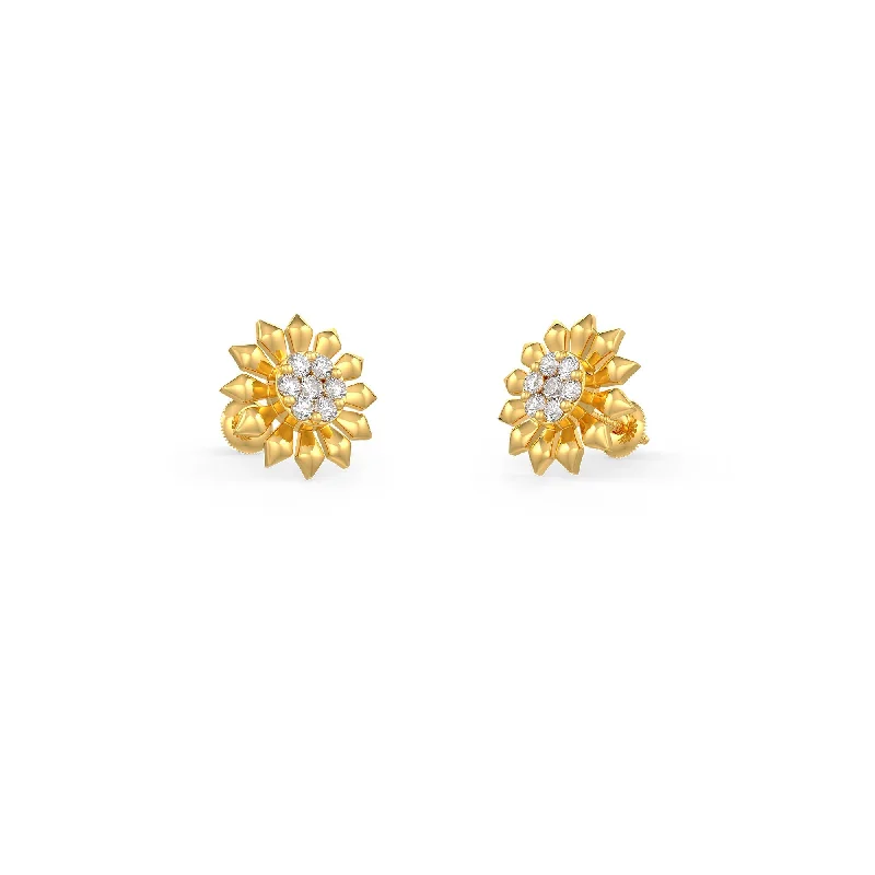 Elegant Teardrop Earrings For Evening Wear-Marigold Earrings