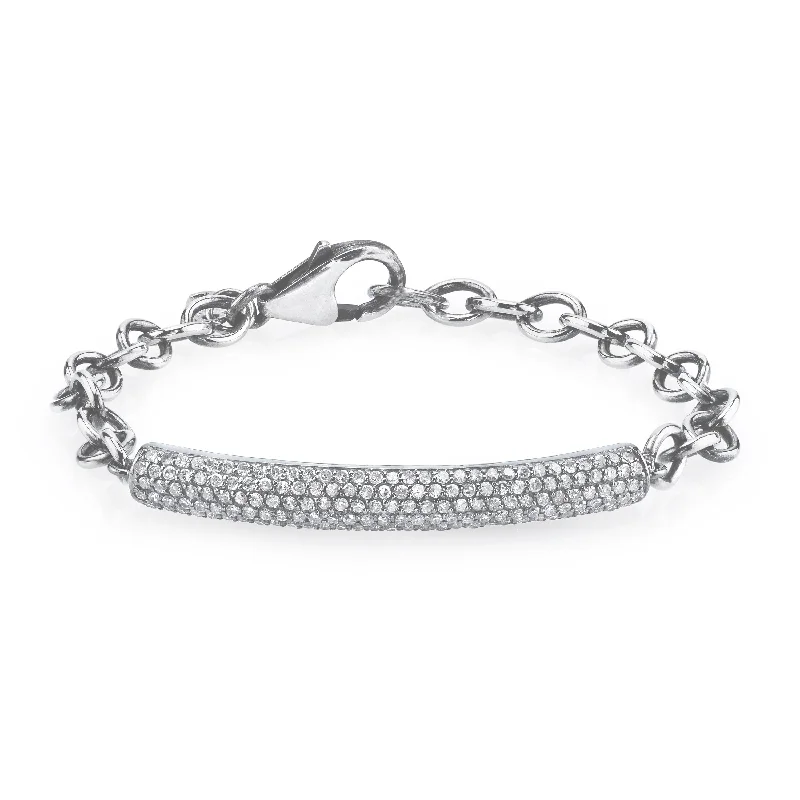 Men’s Fashion Bracelets For Every Occasion-Link Chain Bracelet with Diamond Bar