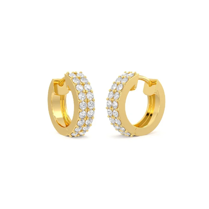 Simple Gold Drop Earrings For Day-to-Day Wear-Olivia Small Hoops