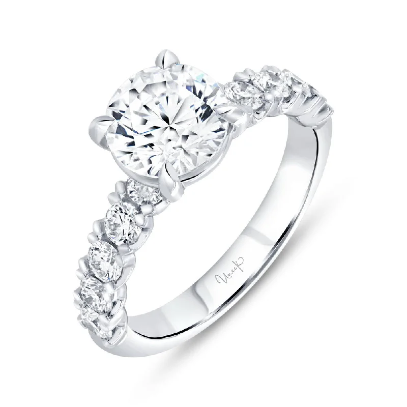 Classic Wedding Bands For Timeless Beauty-Uneek Timeless Collection Straight Engagement Ring