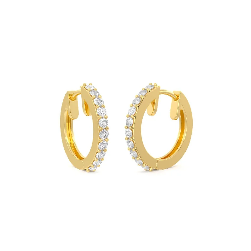 Simple Stud Earrings For Teens-Anna Small Hoops