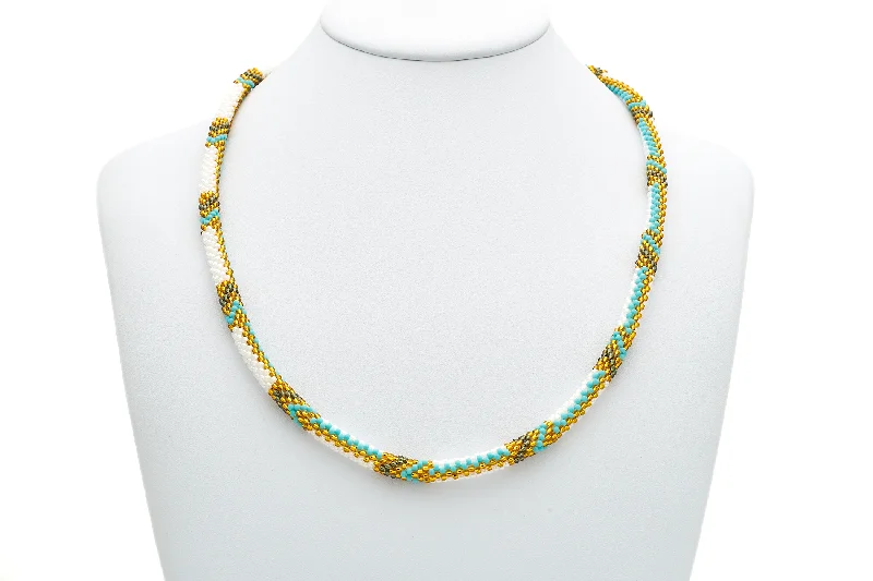 Classic Beaded Necklace For Bridesmaids Gifts-Warrior Necklace