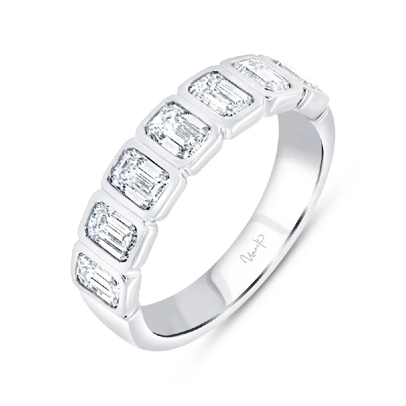 Trendy Engagement Rings For Fashion-Forward Brides-Uneek Signature Collection Bezel Anniversary Ring