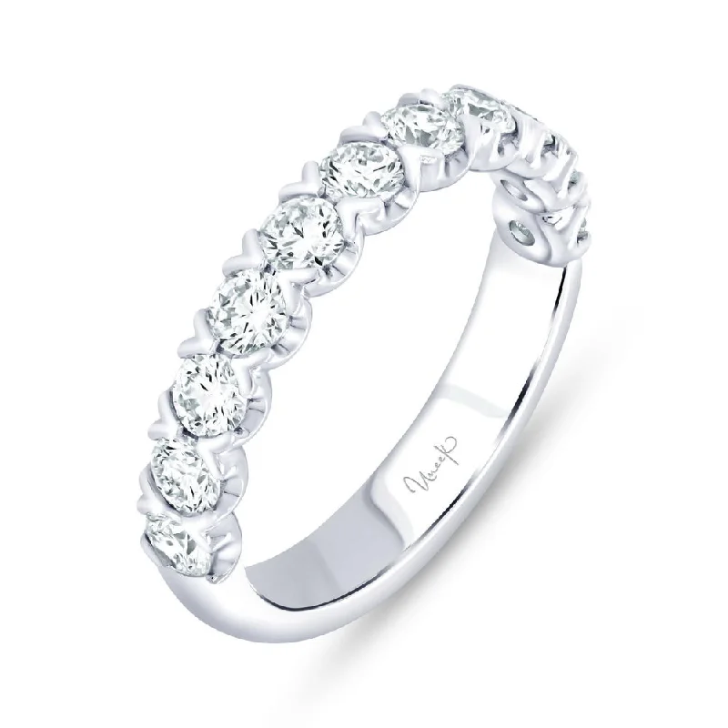 Simple Wedding Bands For Fashion-Forward Brides-Uneek Timeless Collection Straight Wedding Ring