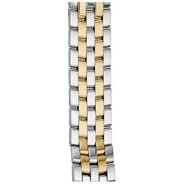 Unique Cuff Bracelets For Women-Michele Belmore Two-Tone 5 Link 18mm Women's Watch Bracelet