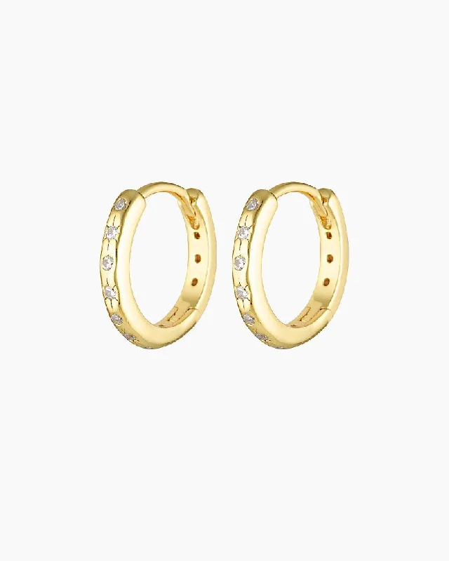 Statement Earrings For Beach Weddings-SESTRA HOOPS