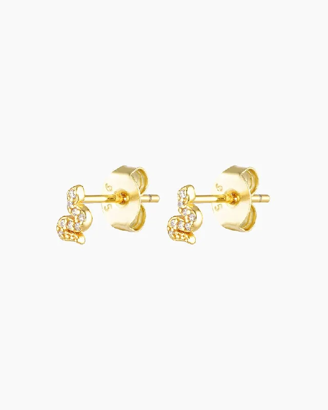 Large Statement Earrings For Bold Look-PYTHON STUDS