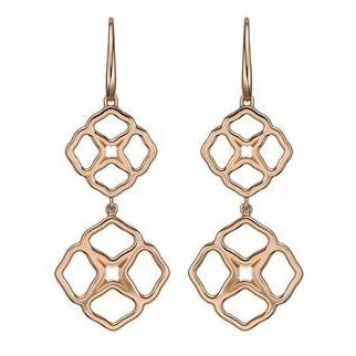 Elegant Drop Earrings For Formal Wear-18Kt Rose Gold Imperiale Drop Earrings