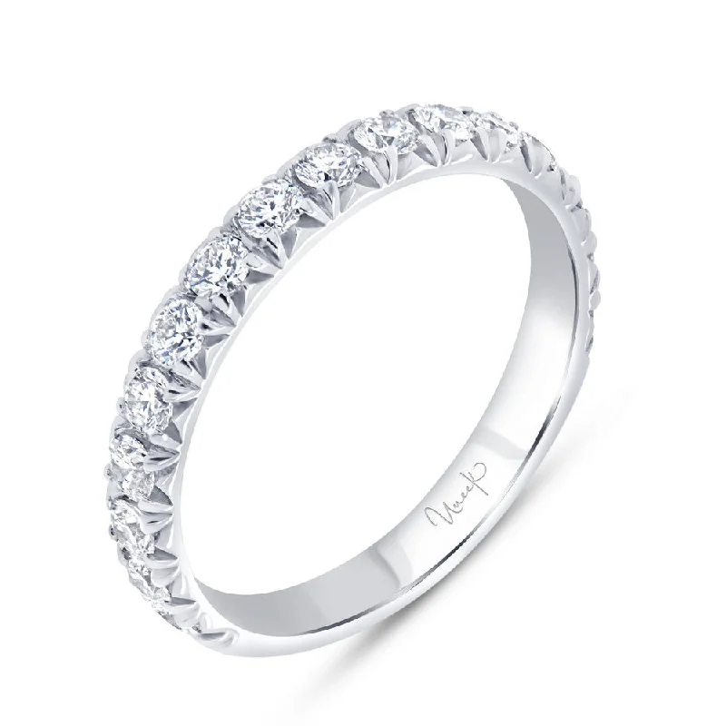 Luxury Wedding Bands For Fashion-Forward Brides-Uneek Timeless Collection 1-Row Diamond Wedding Ring